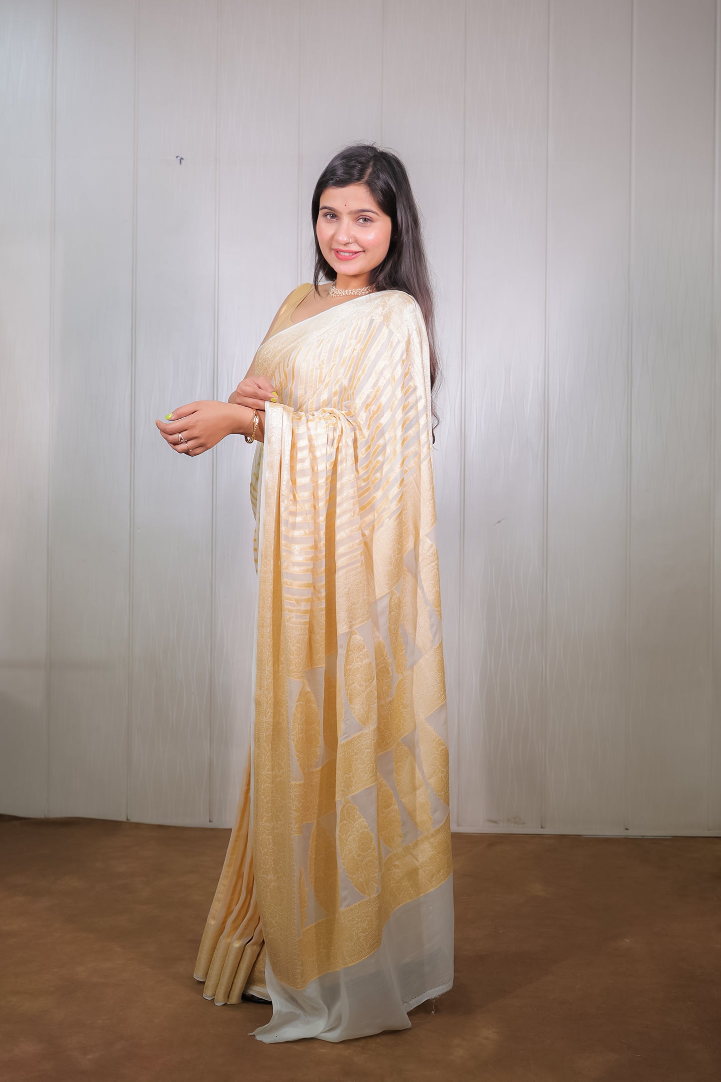 Banarasi Khaddi Chiffon