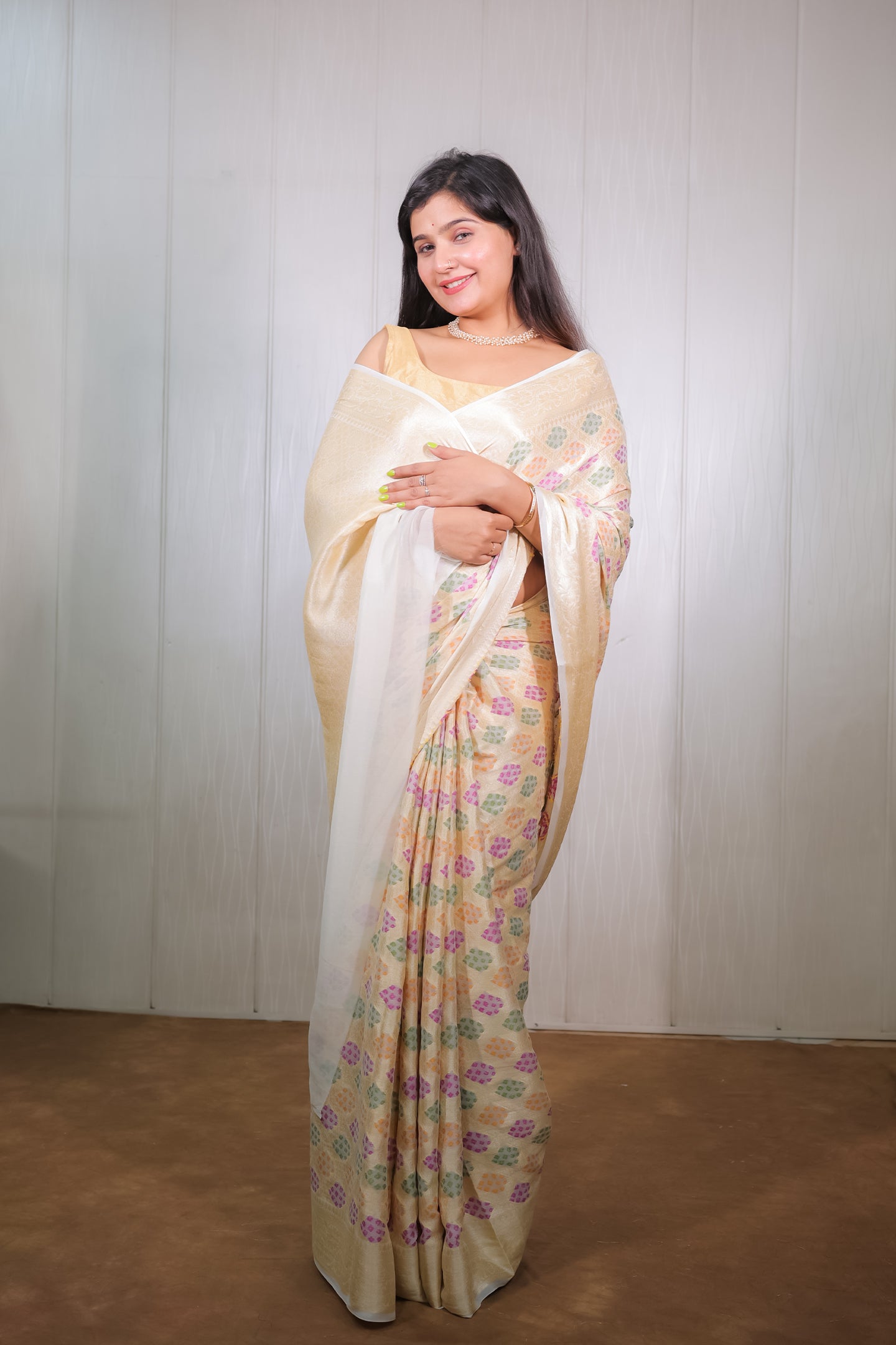 Banarasi Khaddi Chiffon with Resham Weave