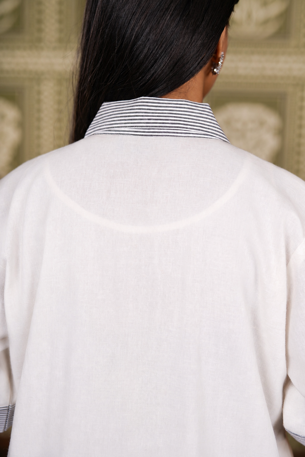 Cotton Linen Straight Kurti