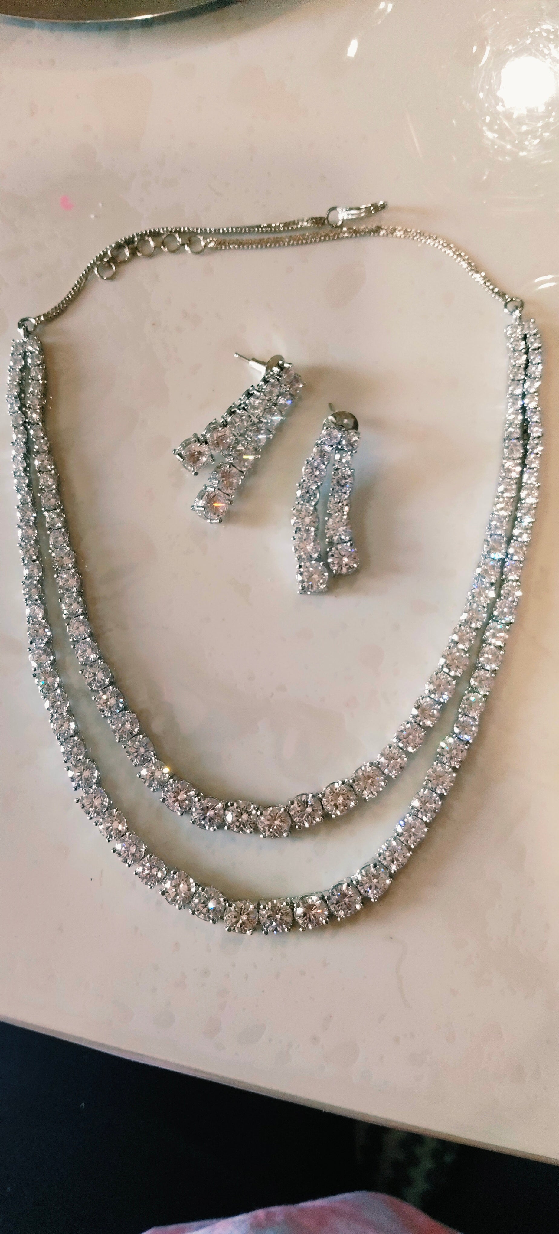 Diamond luxe layered necklace