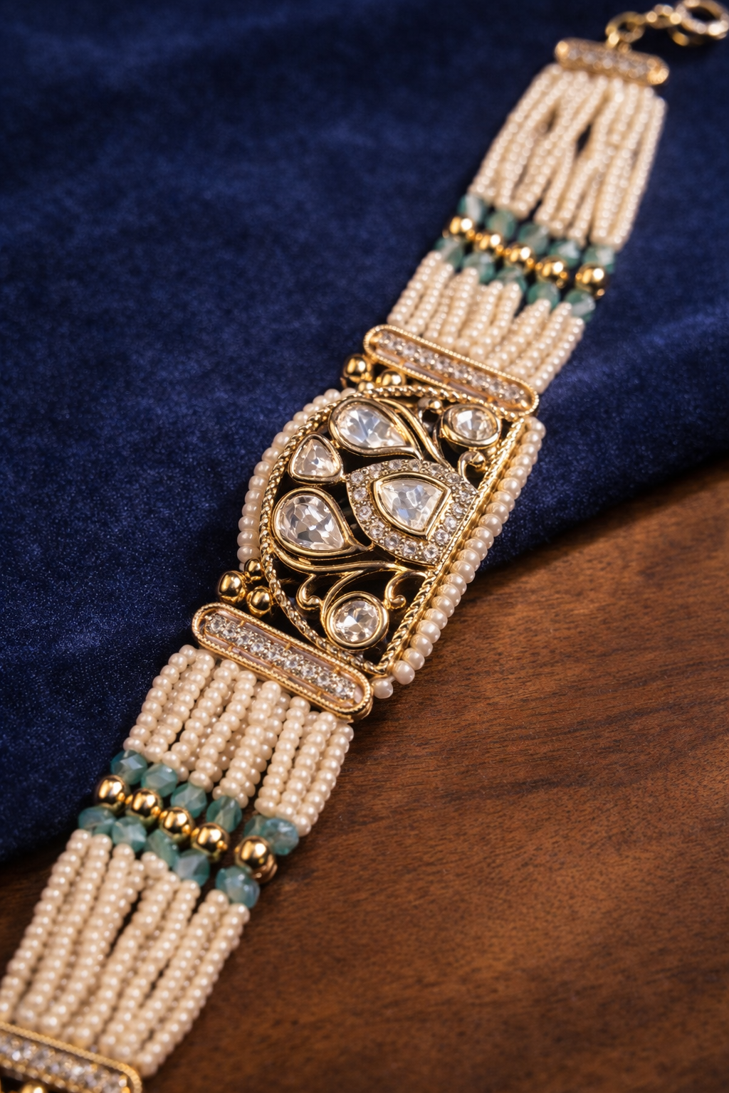 Classic Pearl Statement Bracelet