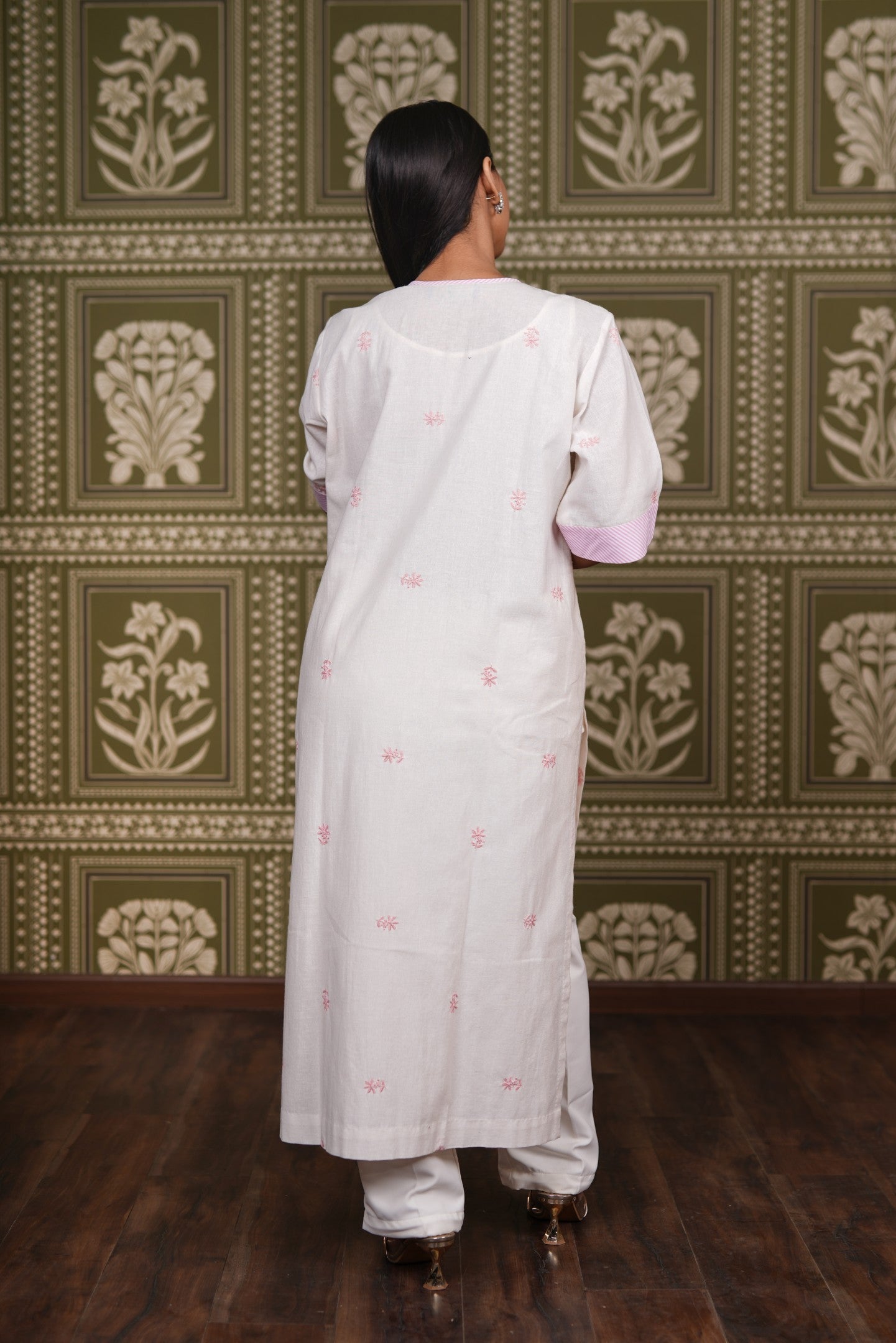 Cotton Linen Straight Kurti