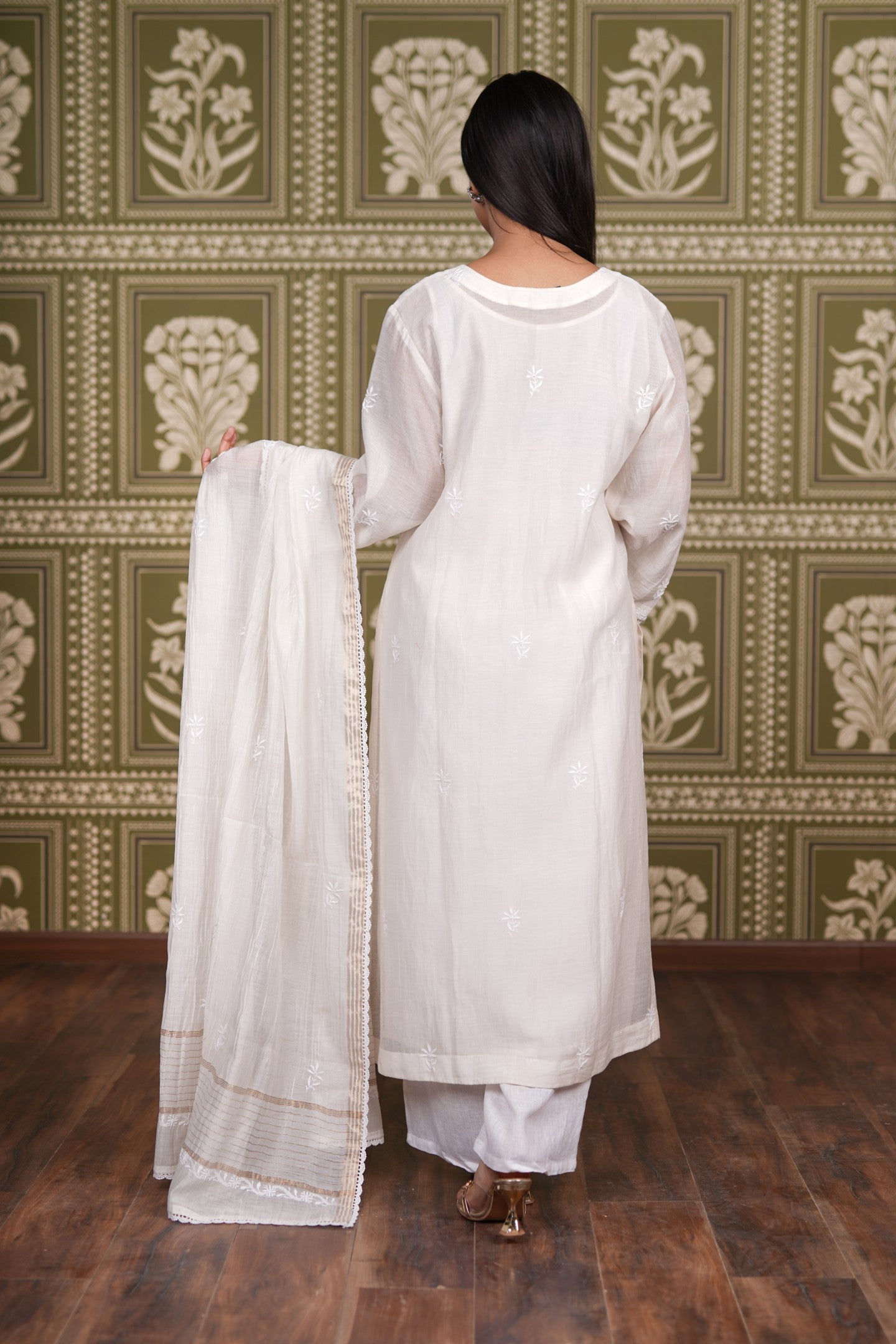 Chandni Mul Chanderi Straight Set