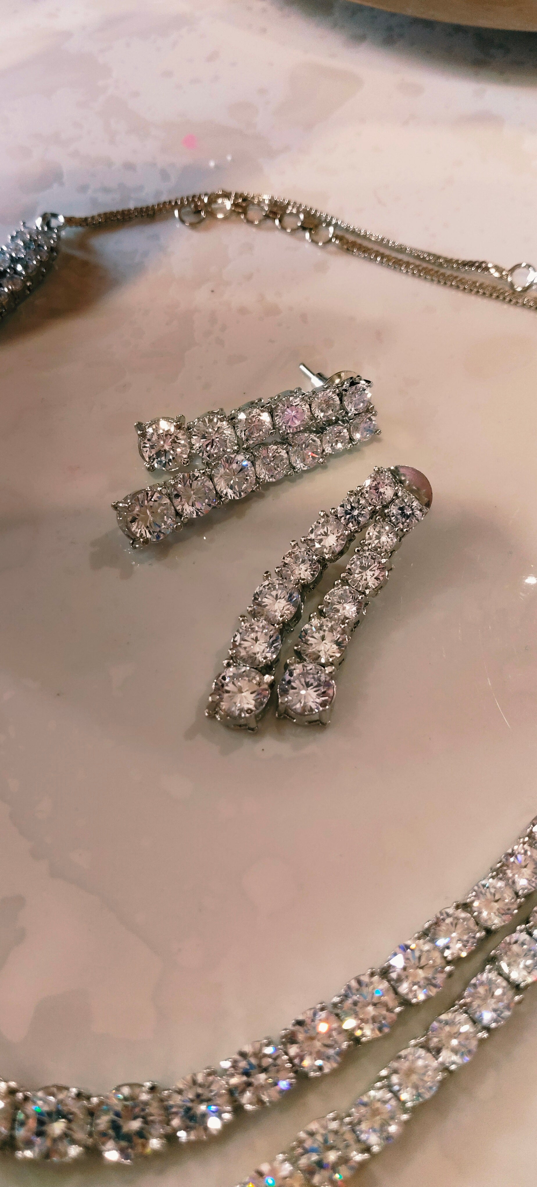 Diamond luxe layered necklace
