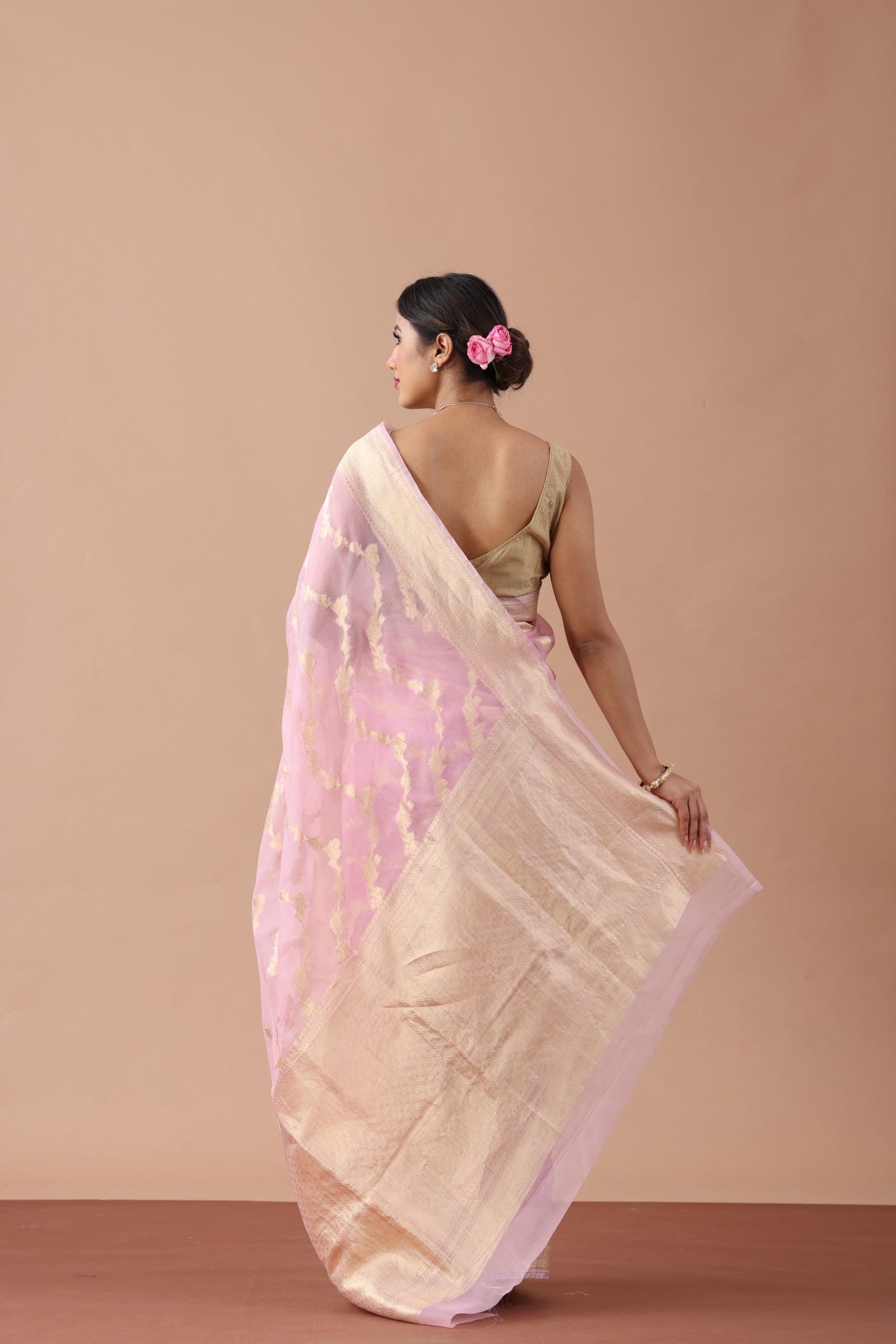 Organza Silk Banarasi Saree