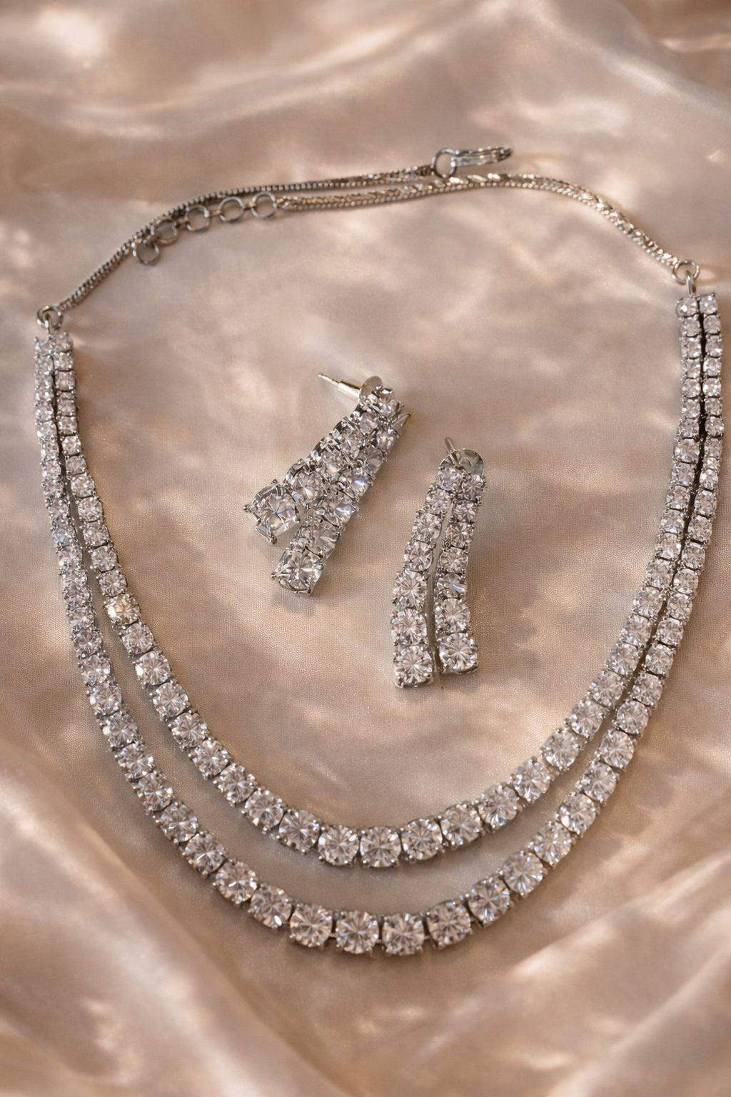 Diamond luxe layered necklace