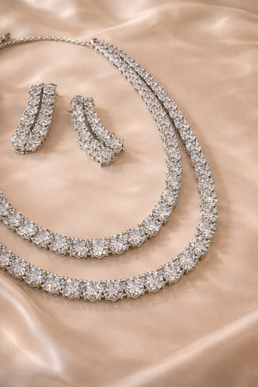 Diamond luxe layered necklace