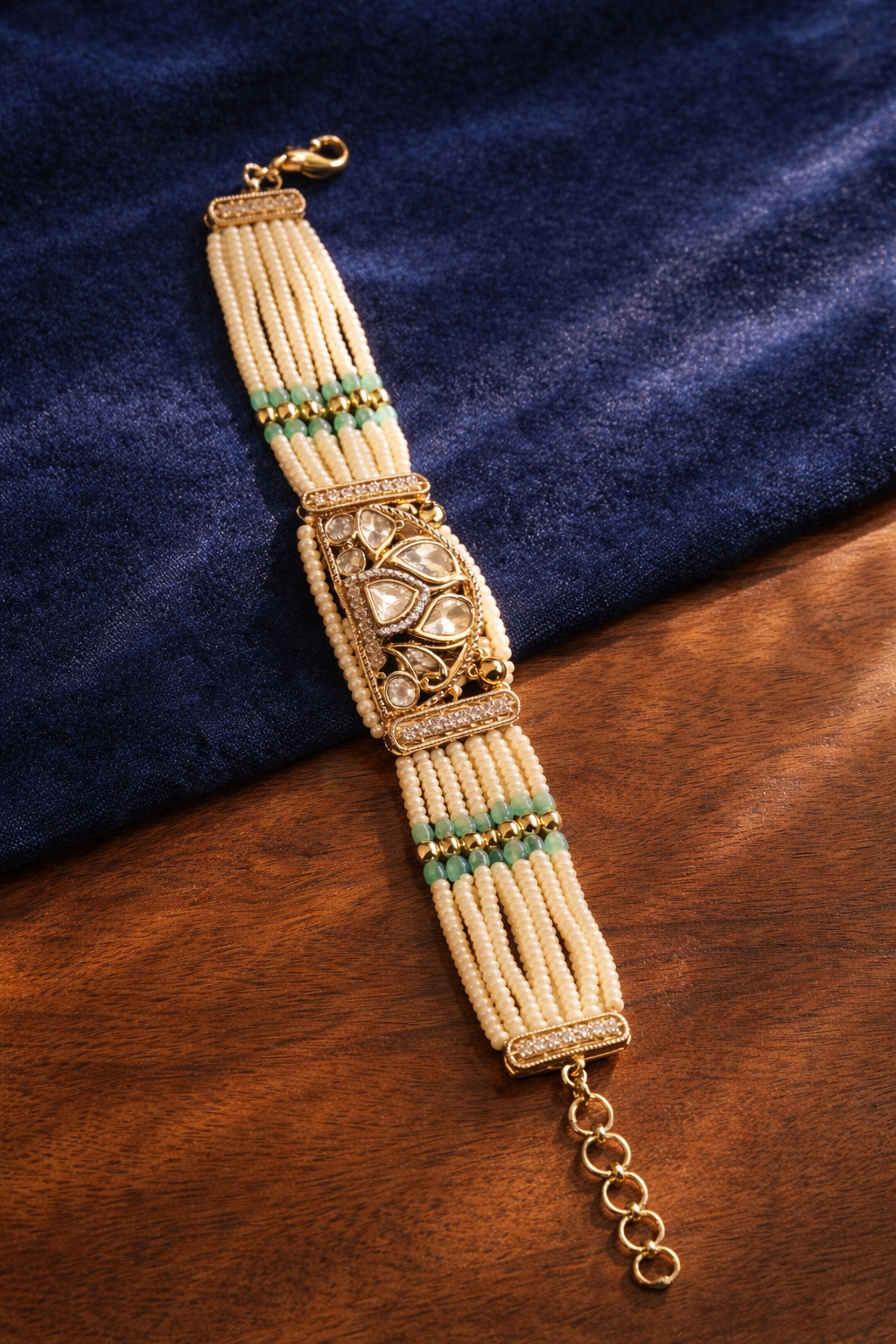 Classic Pearl Statement Bracelet