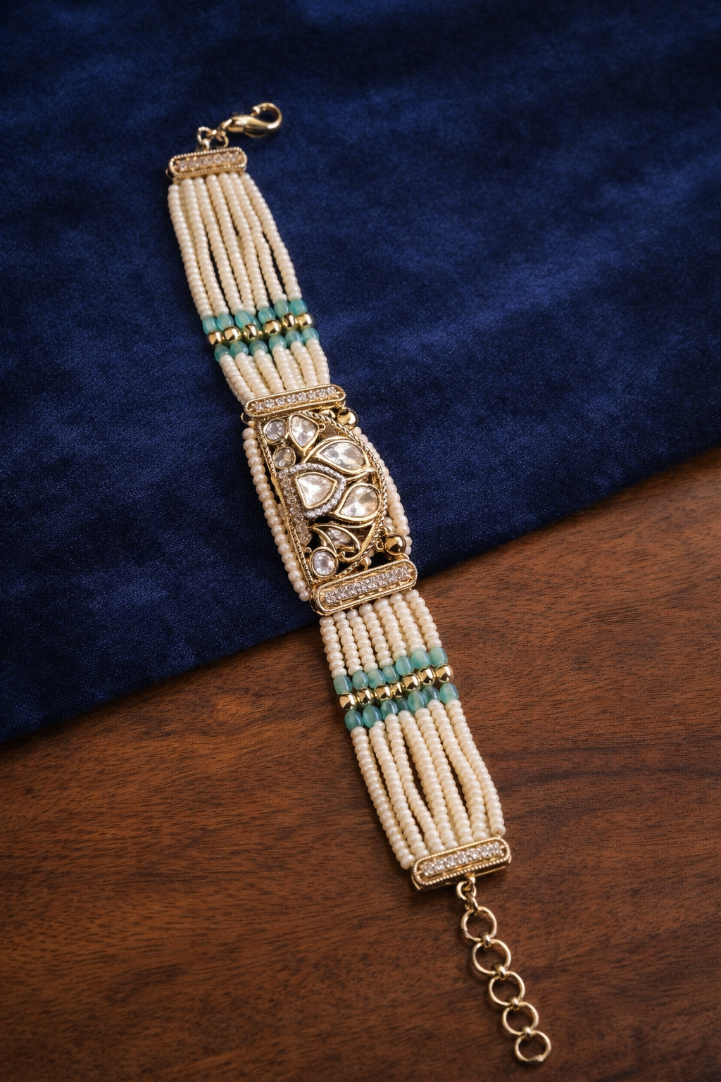 Classic Pearl Statement Bracelet
