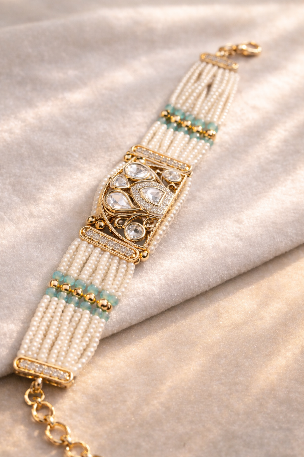 Classic Pearl Statement Bracelet