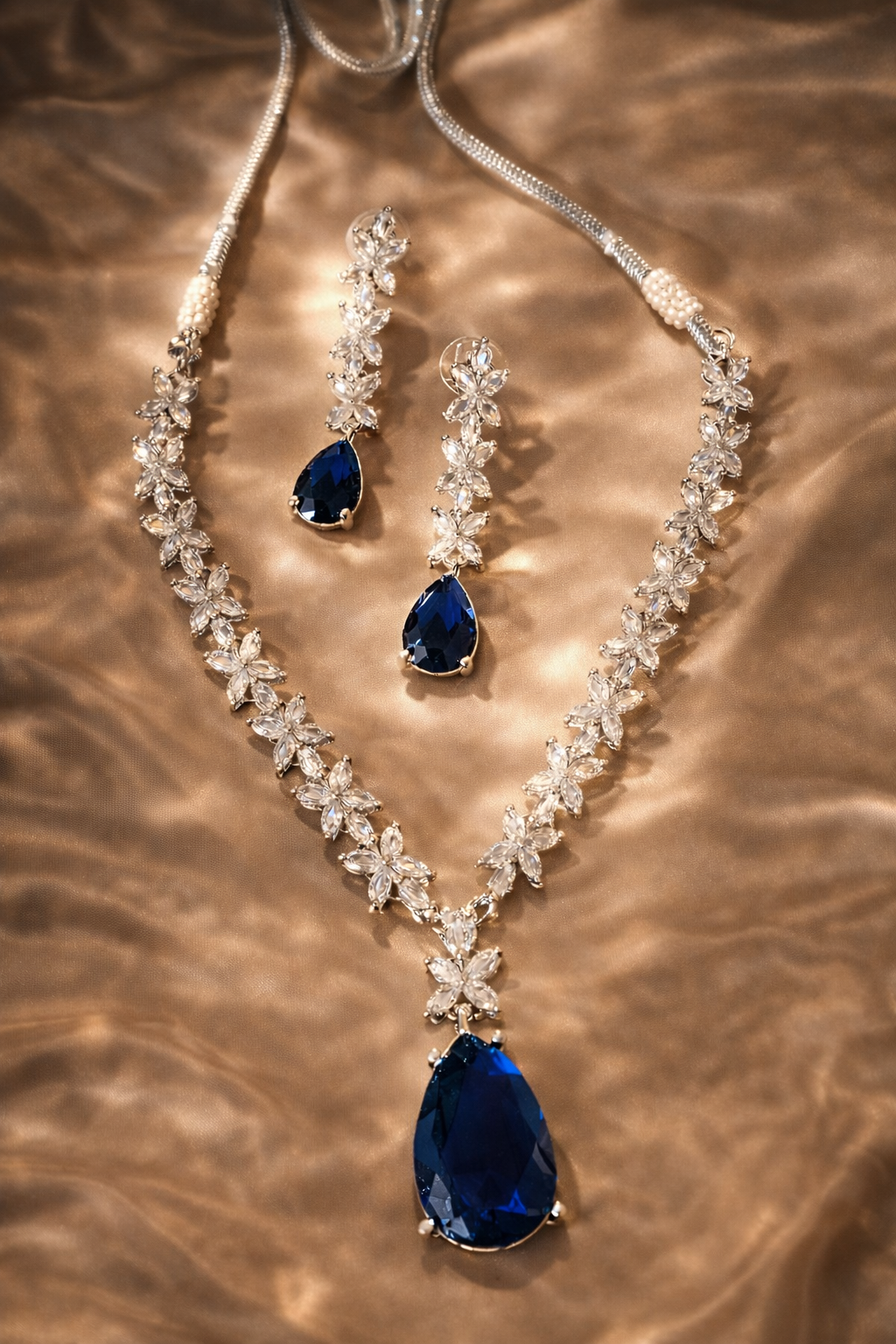 Midnight Sapphire Necklace Set