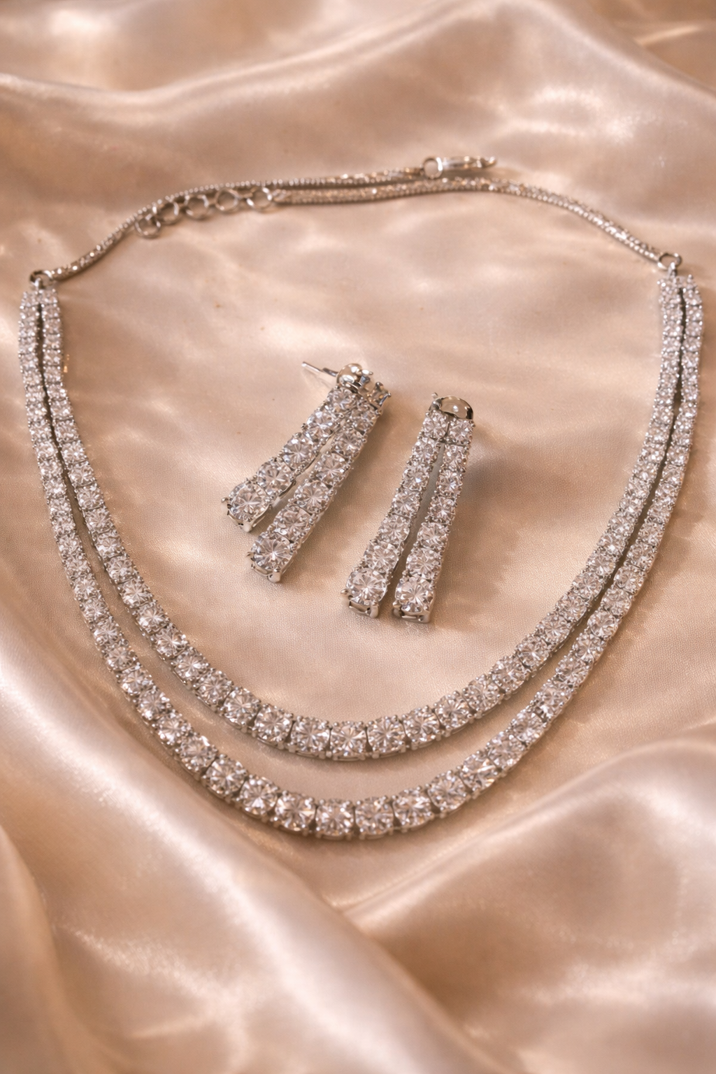 Diamond luxe layered necklace